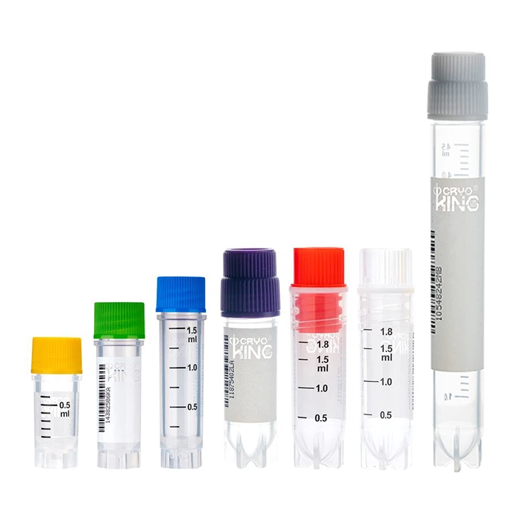 0.5ml, 1.0ml, 1.5ml, 2.0ml And 5.0ml Multi-Coded Cryogenic Vials