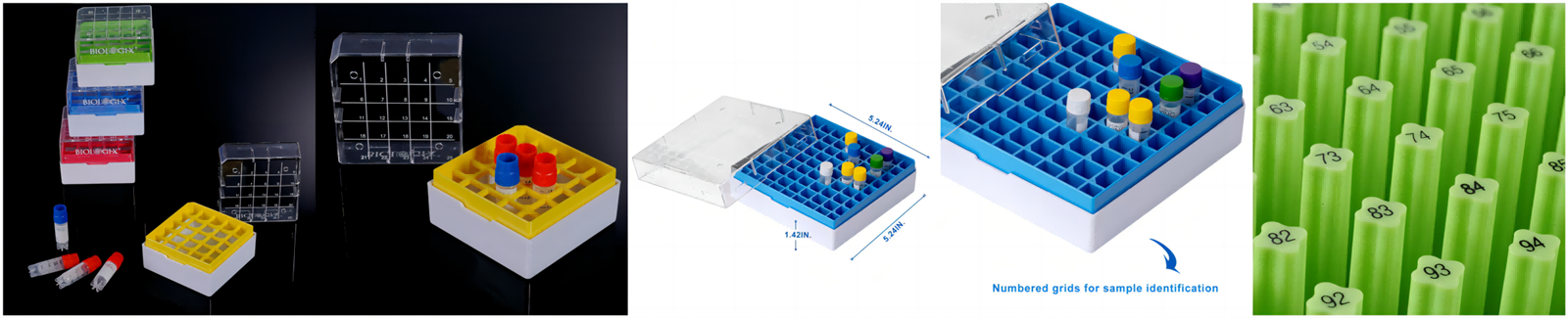 PC 2in 81-Well Assorted Cryogenic Boxes PC 2in 81-Well Assorted Cryogenic Boxes