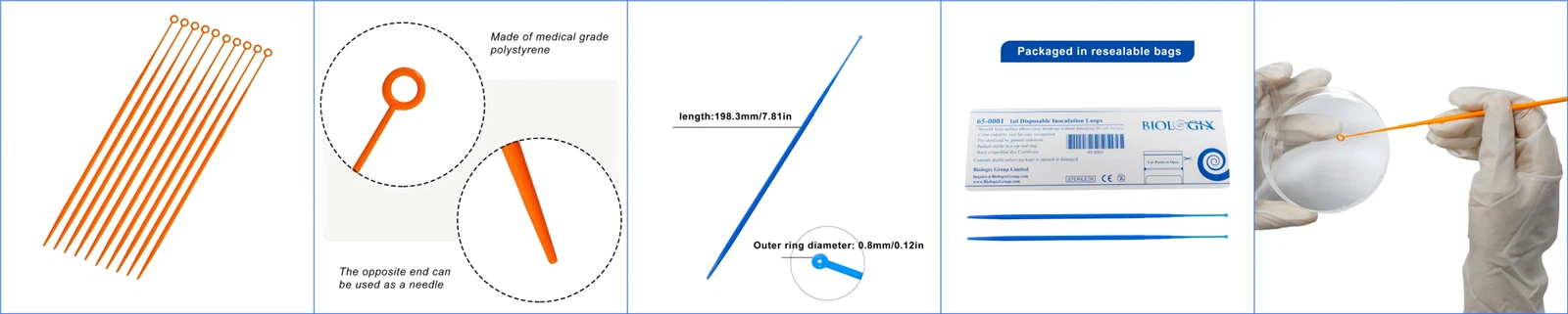 10μl Inoculating Loops 10μl Inoculating Loops