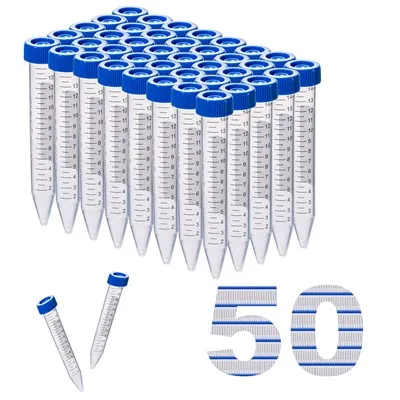 15 Ml Centrifuge Tubes- Plug Seal- Rack Pack