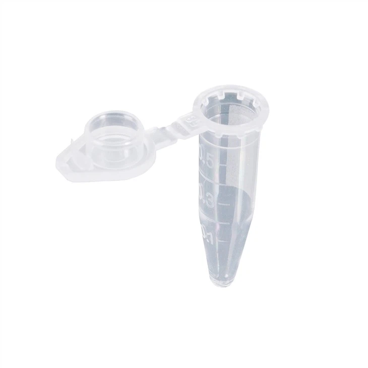 0.5ml Clear Plastic Microcentrifuge Tube Conical Micro Centrifuge Tube