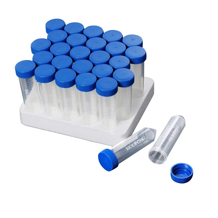 15ml Flat top Centrifuge Tubes Sterile Autocalvable Writing Area