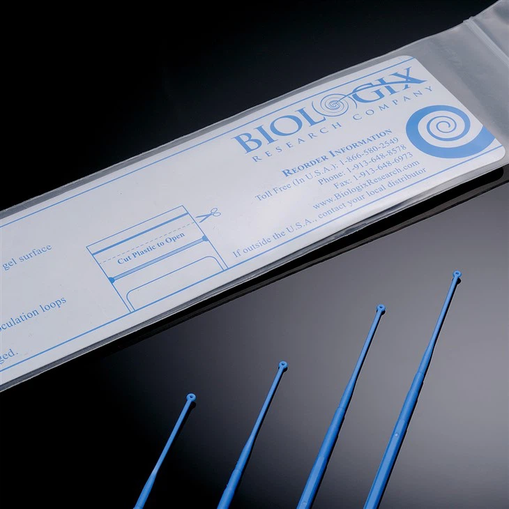 Blue, Orange 1UL, 10UL Sterile PS Individually Wrapped Disposable Inoculating Loops & needles