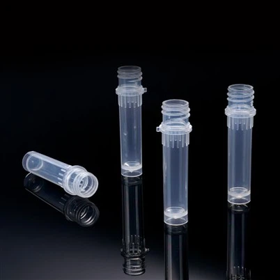 2.0ml Self Standing Tube With Screw Caps Screw Thread Polypropylene