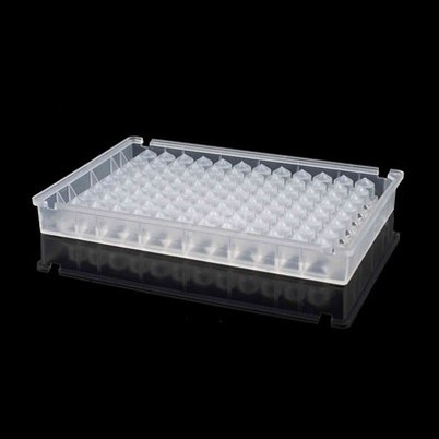Sterile 0.5mL 96-Well Deep Well Plate With V-Conical Bottom, 5/PK, 50/CS