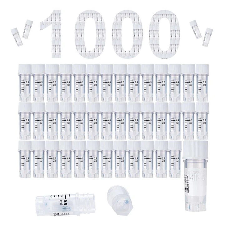 0.5/1.5/2.0/5.0ml Cryogenic Vials With Side Code
