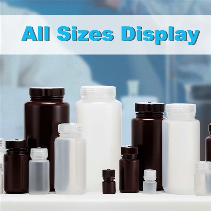 HDPE PP Clear/ Broen Color Reagent Bottles