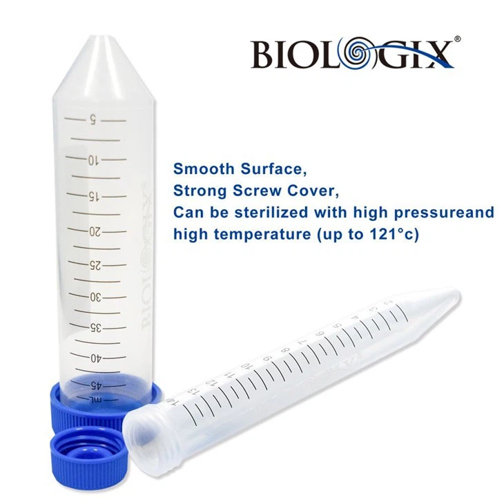 15/50ml Sterile Autocalvable Conical Bottom Centrifuge Tubes