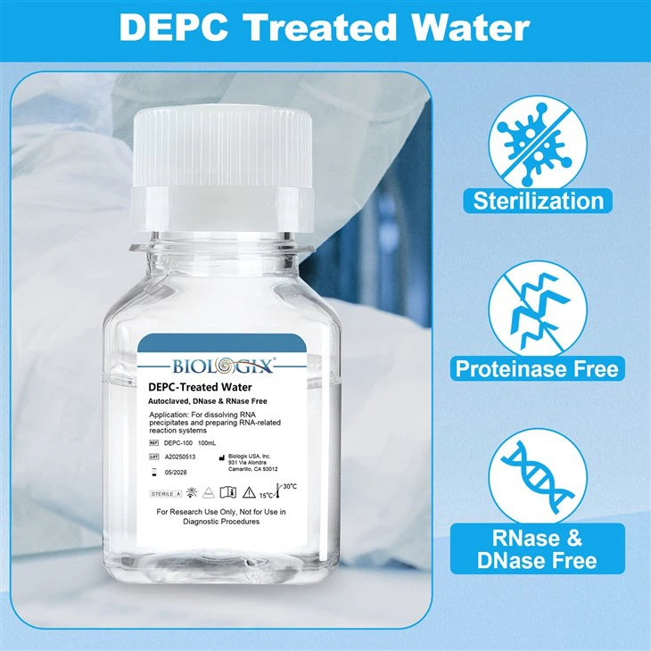 DEPC-TrEated Water(Dnase、Rnase Free), 100ml/500ml suppliers
